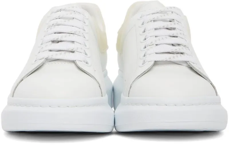Alexander McQueen White & Off-White Oversized Sneakers (625156WHXMT9440)
