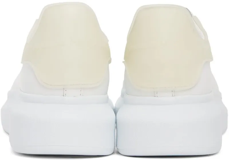 Alexander McQueen White & Off-White Oversized Sneakers (625156WHXMT9440)
