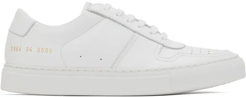 Common Projects White BBall Low Sneakers (3864)