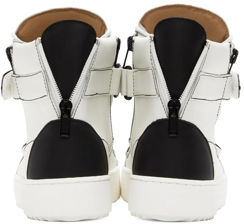 Giuseppe Zanotti White Coby High Sneakers (RM20004-92185)