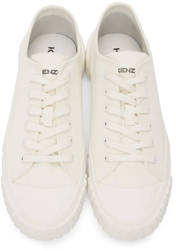 Kenzo Black Tiger Crest Sneakers (FB65SN430F50)