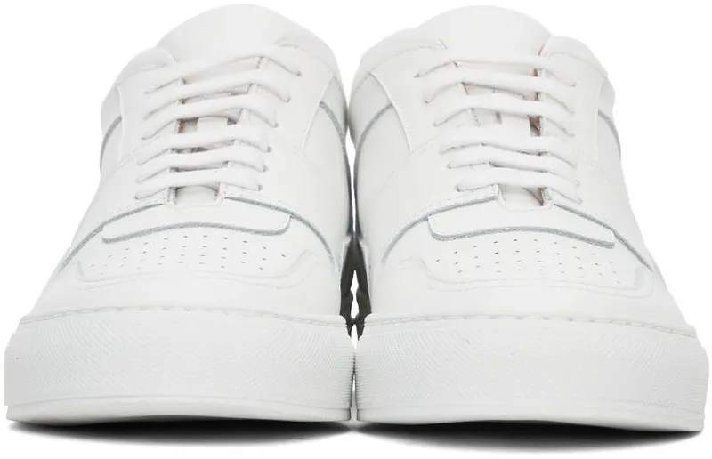 Common Projects White Decades Mid Sneakers (ARTICLE 2334)