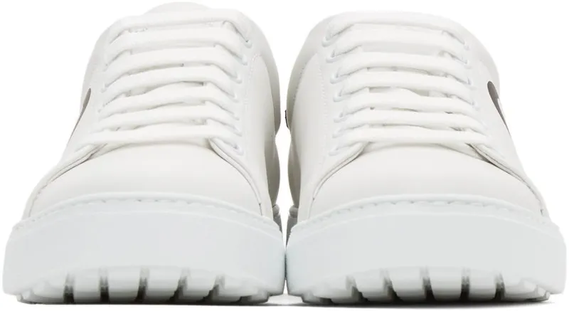 Salvatore Ferragamo White Gancini Sneakers (747213 20489004)