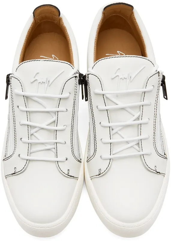 Giuseppe Zanotti White May London Sneakers (RU10059-92184)