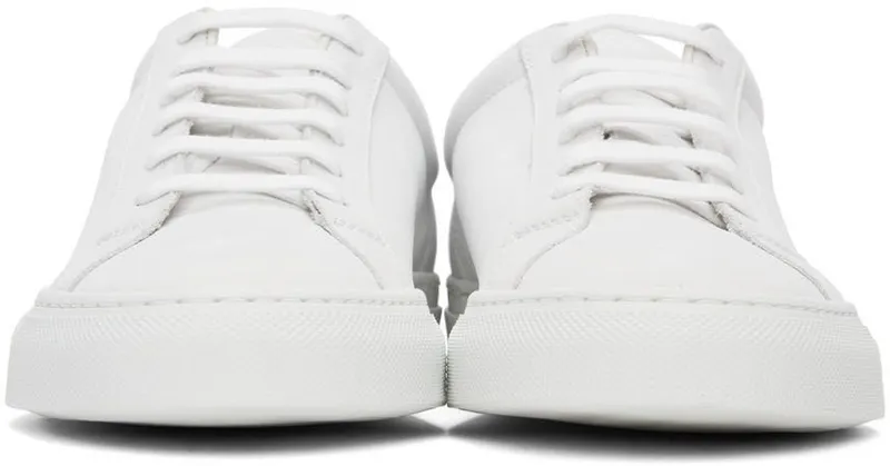 Common Projects White Retro Low Sneakers (ARTICLE 2311)