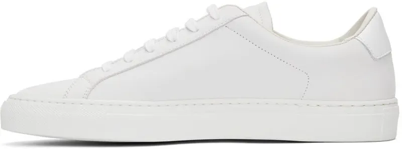 Common Projects White Retro Low Sneakers (ARTICLE 2311)
