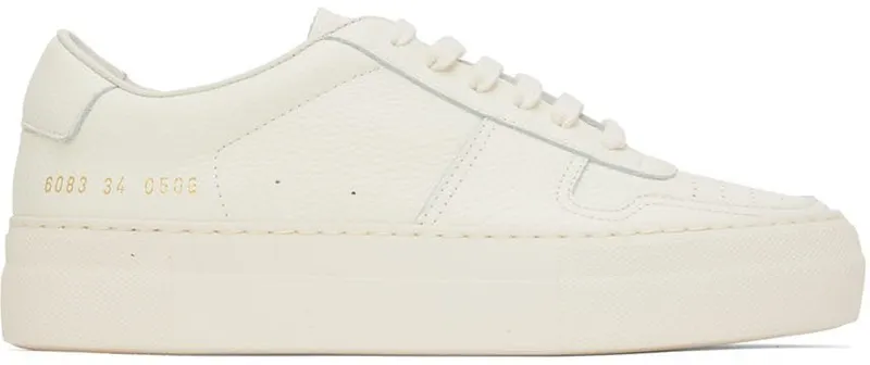 Common Projects White Summer Edition BBall Low Sneakers (6083)