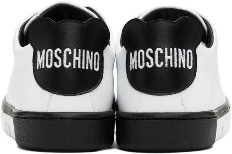 Moschino White Teddy Sneakers (MA15012G1E MF2)