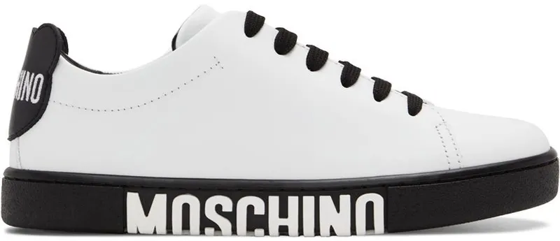 Moschino White Teddy Sneakers (MA15012G1E MF2)
