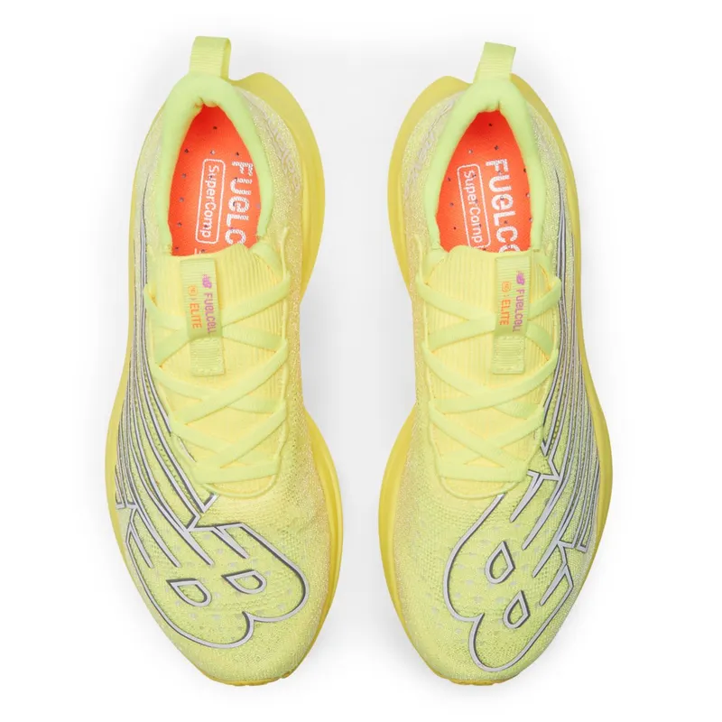 New Balance FuelCell SuperComp Elite v3 Cosmic Pineapple / White Iridescent / Dark Silver Metallic (WRCELV3-41127)