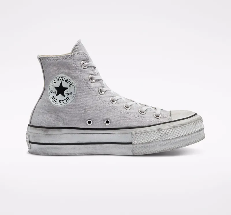 Converse Chuck Taylor All Star Platform Smoked Canvas Light Smoke In