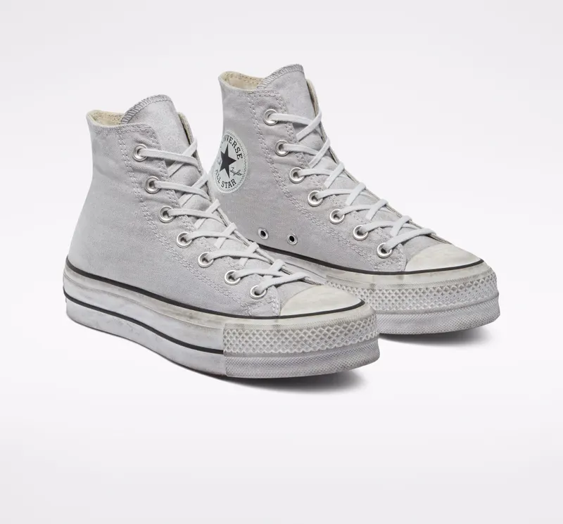 Converse Chuck Taylor All Star Platform Smoked Canvas Light Smoke In