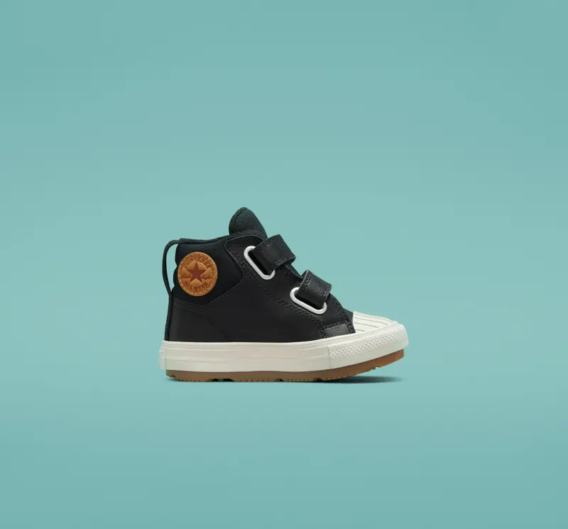 Converse Converse Color Leather Easy-On Chuck Taylor All Star Berkshire Boot Zwart/zwart/pale Putty