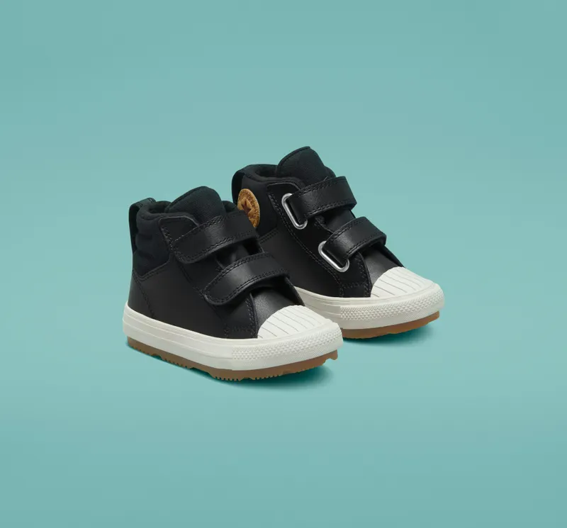 Converse Converse Color Leather Easy-On Chuck Taylor All Star Berkshire Boot Zwart/zwart/pale Putty