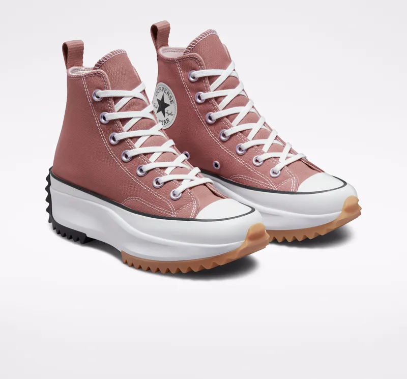 Converse Run Star Hike Platform Seizoenskleur Saddle/zwart/wit