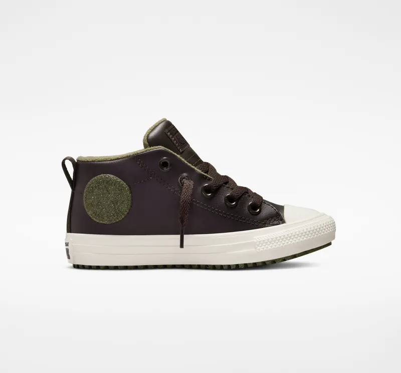 Converse Chuck Taylor All Star Street Boot Leather Velvet Brown/utility/egret
