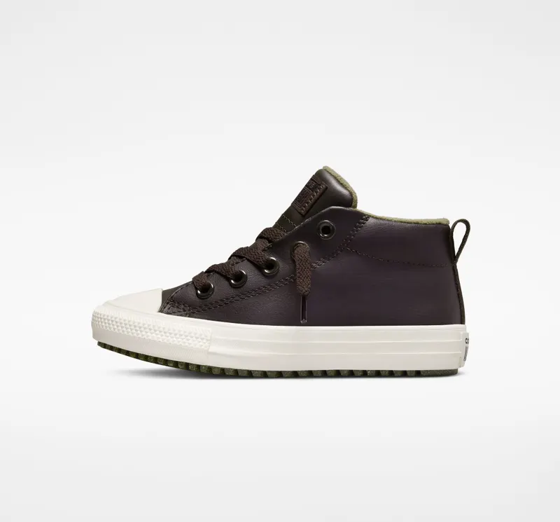 Converse Chuck Taylor All Star Street Boot Leather Velvet Brown/utility/egret