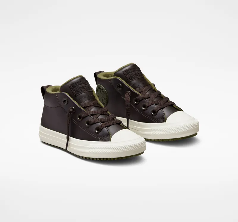 Converse Chuck Taylor All Star Street Boot Leather Velvet Brown/utility/egret