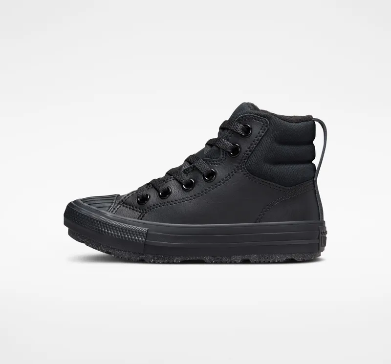 Converse Chuck Taylor All Star Berkshire Boot Leather Zwart/zwart/iron Grey