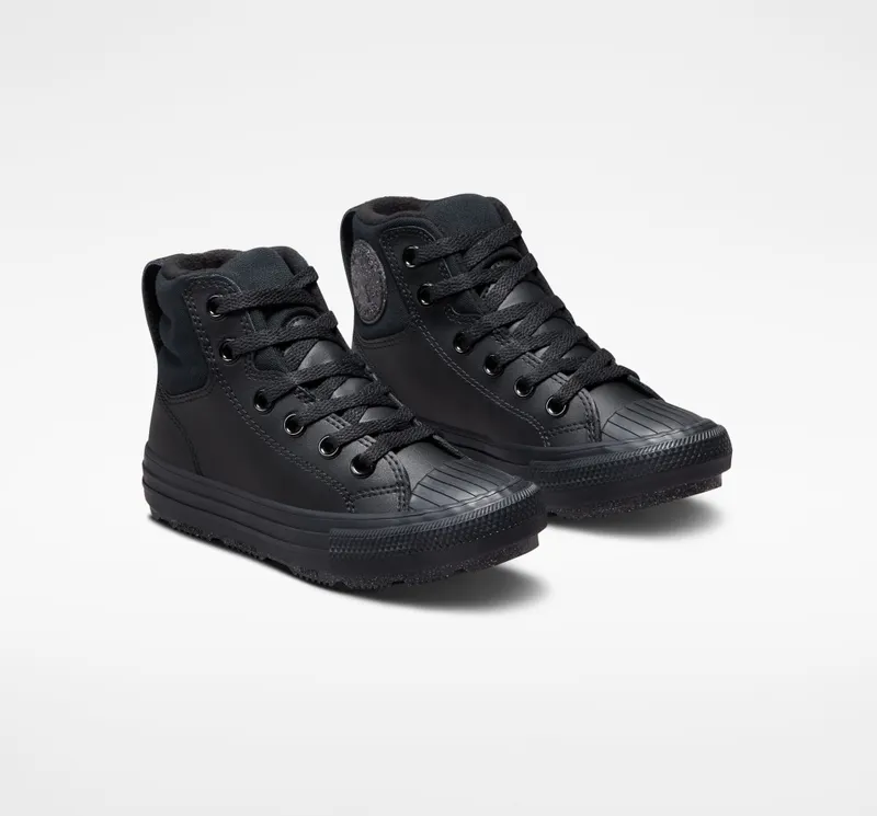 Converse Chuck Taylor All Star Berkshire Boot Leather Zwart/zwart/iron Grey