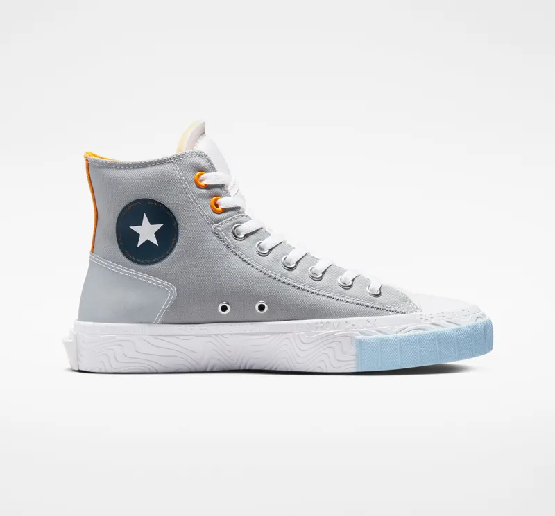 Converse Chuck Taylor Alt Star Reflective Shine Ash Stone/wit/sun Ray