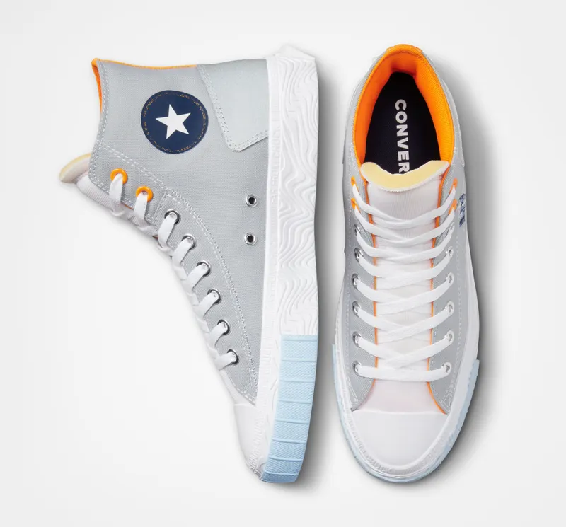 Converse Chuck Taylor Alt Star Reflective Shine Ash Stone/wit/sun Ray