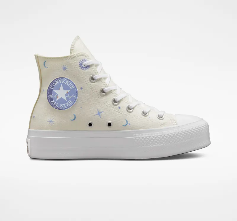 Converse Chuck Taylor All Star Lift Platform Celestial Egret/moonrise Purple