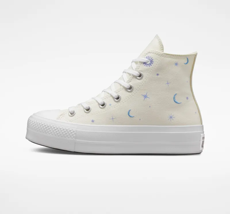 Converse Chuck Taylor All Star Lift Platform Celestial Egret/moonrise Purple