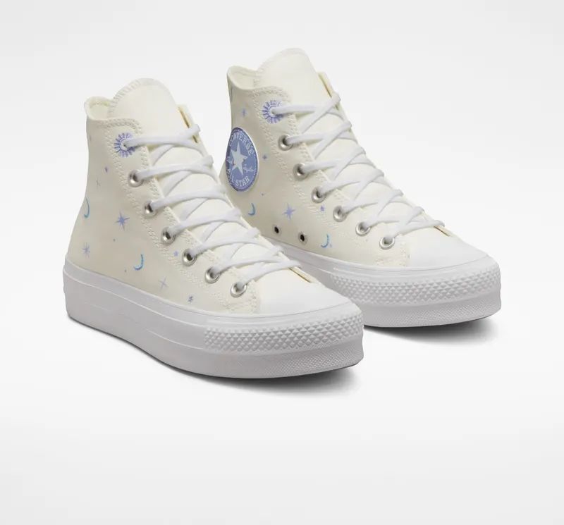 Converse Chuck Taylor All Star Lift Platform Celestial Egret/moonrise Purple