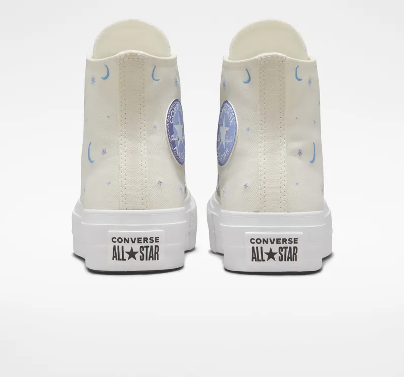 Converse Chuck Taylor All Star Lift Platform Celestial Egret/moonrise Purple