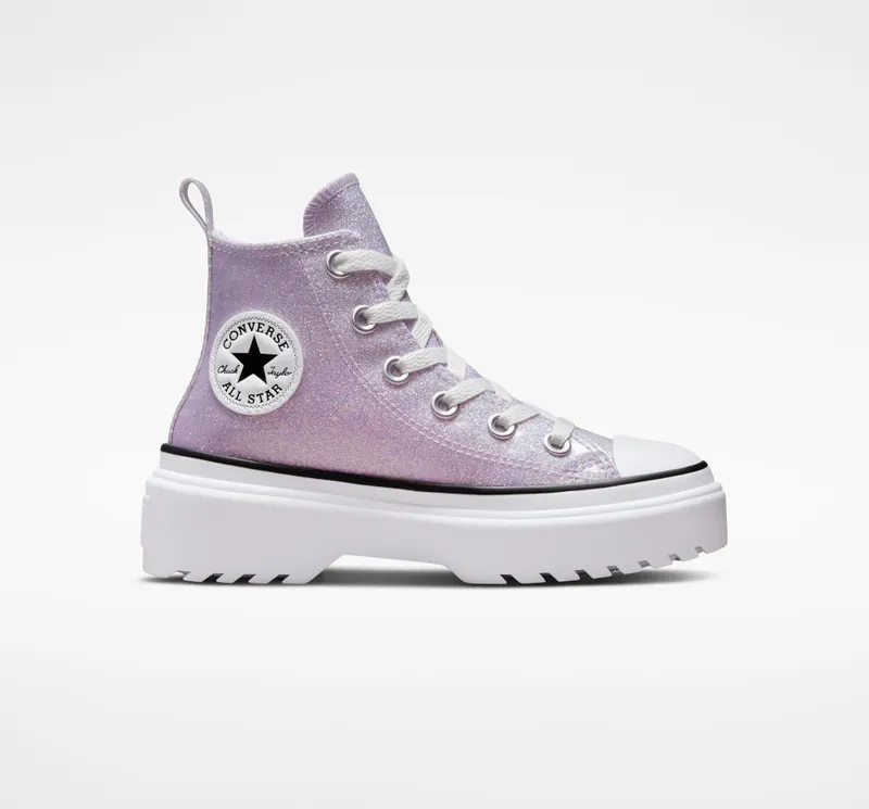 Converse Chuck Taylor All Star Lugged Lift Platform Glitter Vapor Violet/wit/zwart