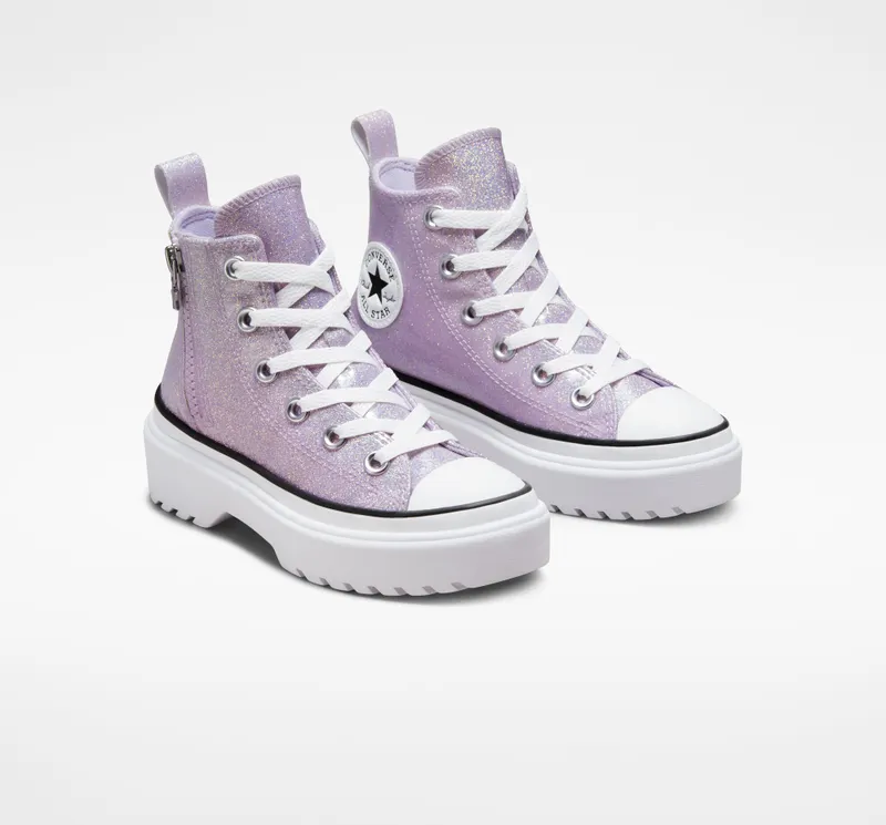 Converse Chuck Taylor All Star Lugged Lift Platform Glitter Vapor Violet/wit/zwart