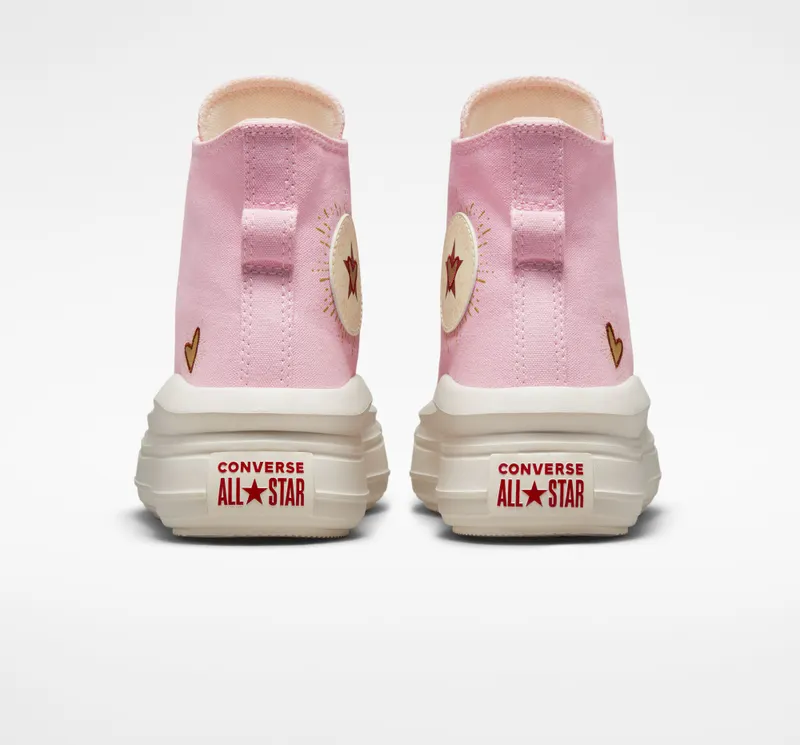 Converse Chuck Taylor All Star Move Platform Hearts Sunrise Pink/egret