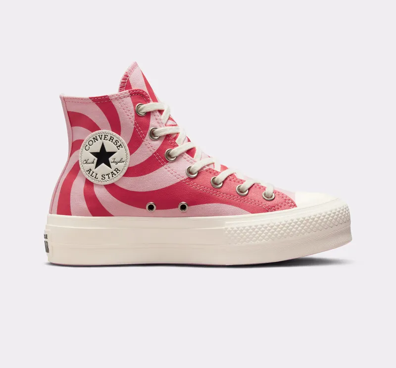 Converse Chuck Taylor All Star Lift Platform Color Candy Sunrise Pink/carmine Pink