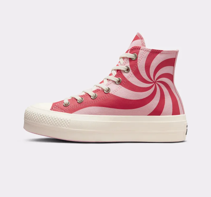 Converse Chuck Taylor All Star Lift Platform Color Candy Sunrise Pink/carmine Pink