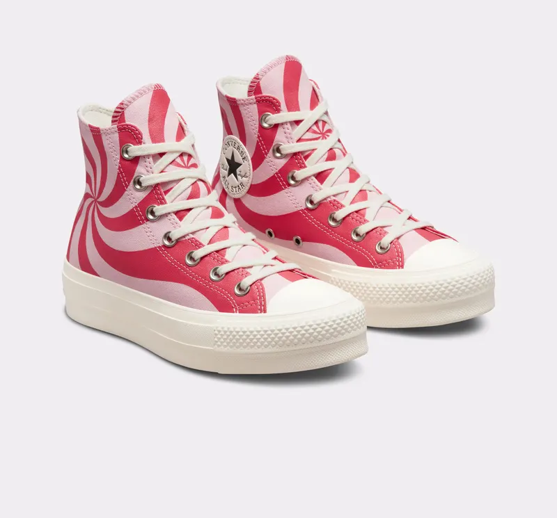 Converse Chuck Taylor All Star Lift Platform Color Candy Sunrise Pink/carmine Pink