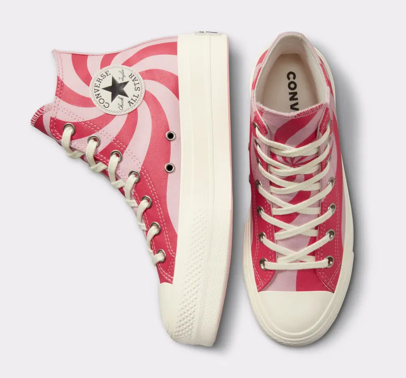 Converse Chuck Taylor All Star Lift Platform Color Candy Sunrise Pink/carmine Pink