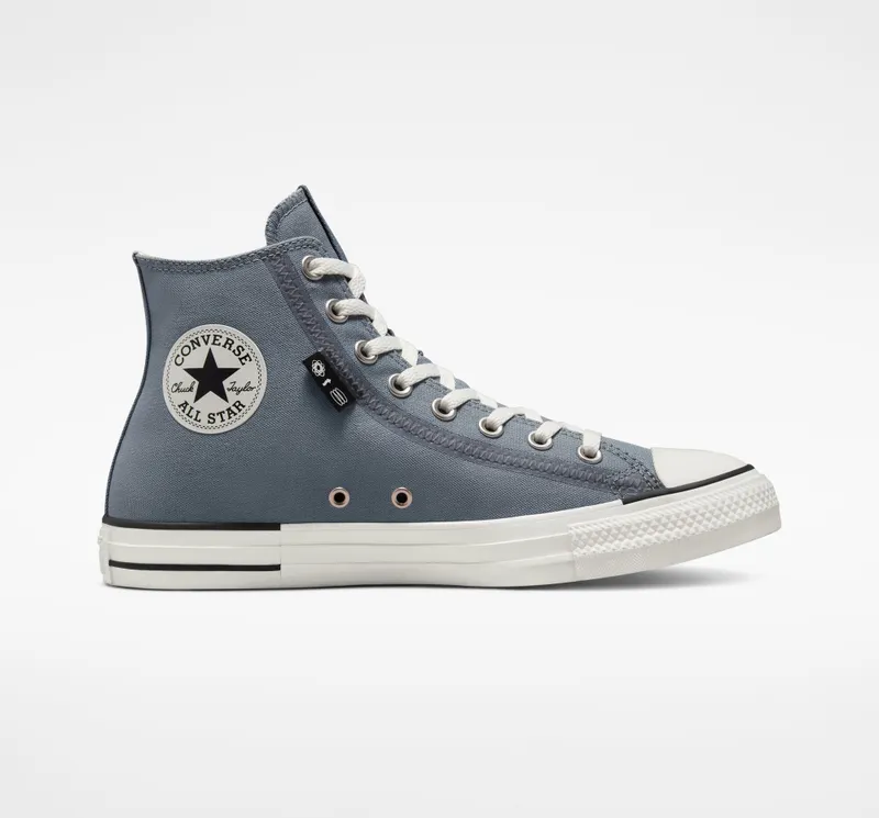 Converse Chuck Taylor All Star Grid Logo Lunar Grey/vintage White/zwart