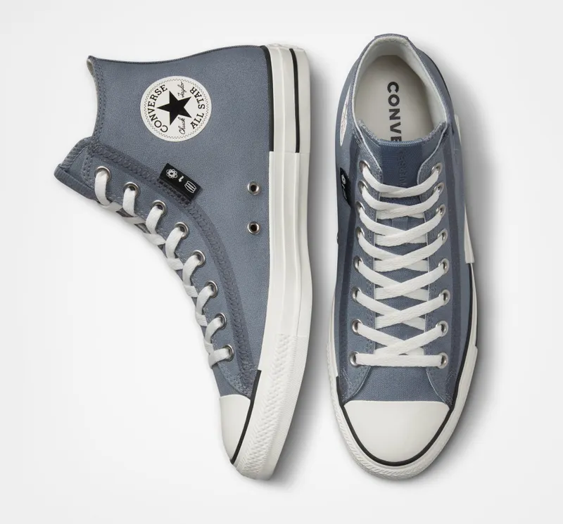 Converse Chuck Taylor All Star Grid Logo Lunar Grey/vintage White/zwart