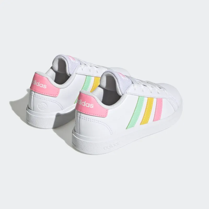 adidas Grand Court Lifestyle Tennis Lace-Up Cloud White / Pulse Mint / Beam Pink (HP8910)