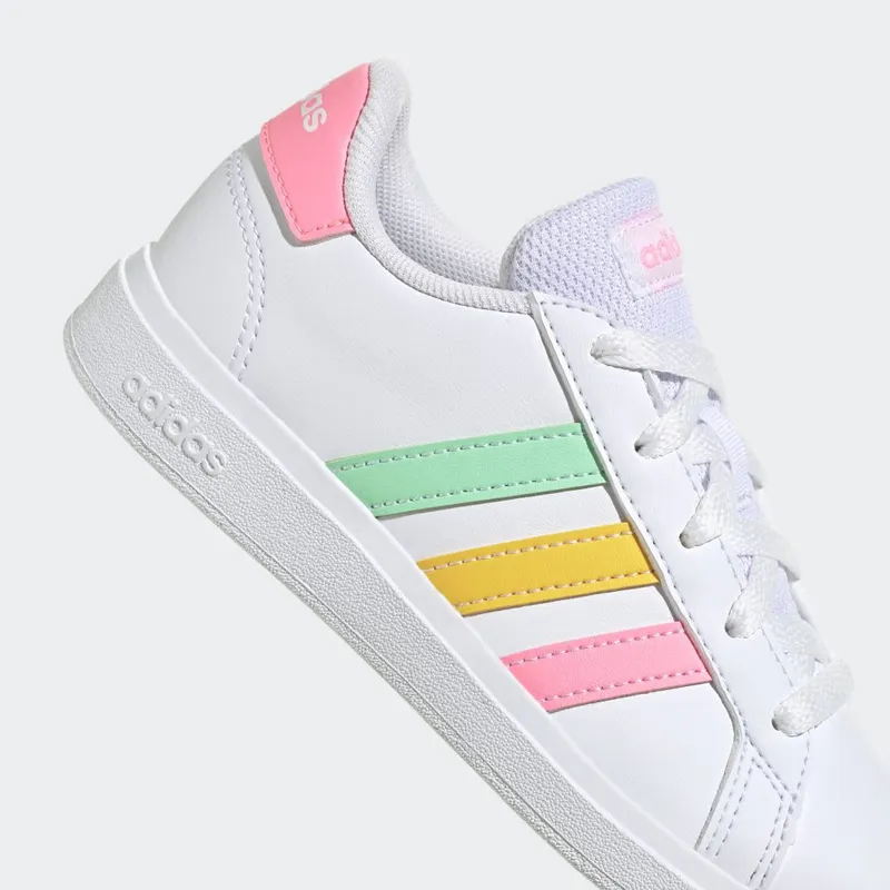 adidas Grand Court Lifestyle Tennis Lace-Up Cloud White / Pulse Mint / Beam Pink (HP8910)