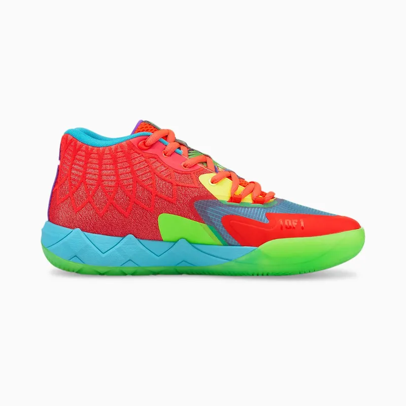 Puma LaMelo Ball MB.01 Be You Green Gecko / Red Blast (376813-01)