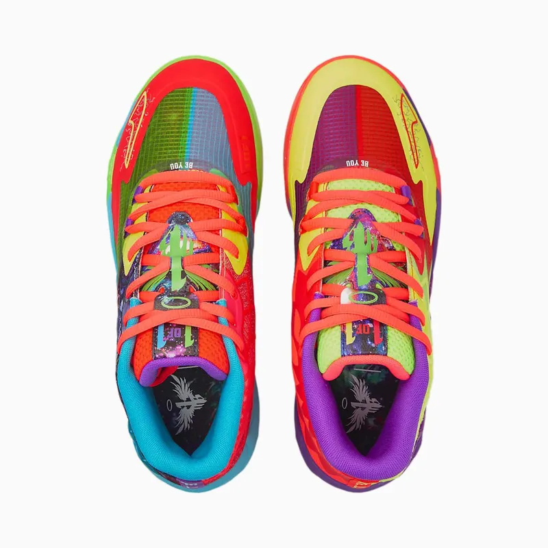 Puma LaMelo Ball MB.01 Be You Green Gecko / Red Blast (376813-01)