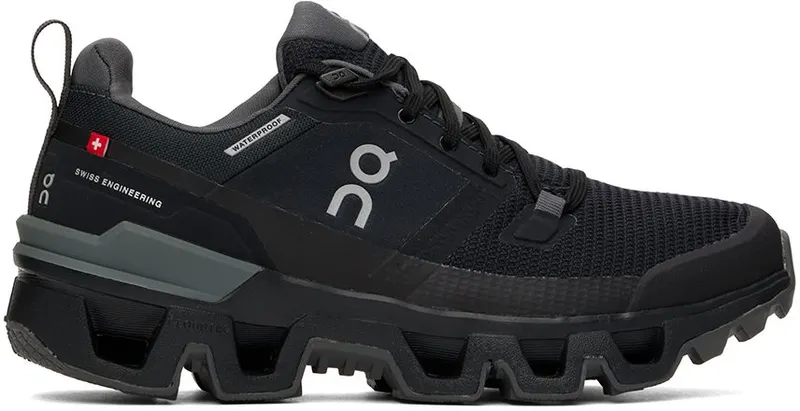 On Black Cloudwander Sneakers (73.98602)