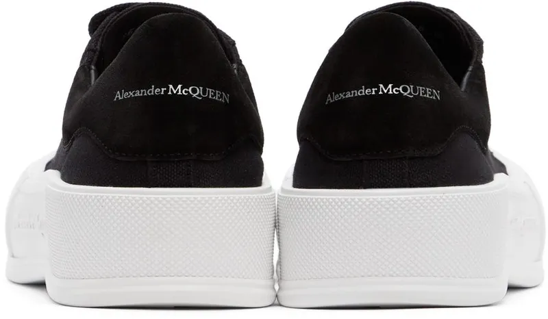 Alexander McQueen White & Pink Plimsoll Sneakers (654593W4MV7)