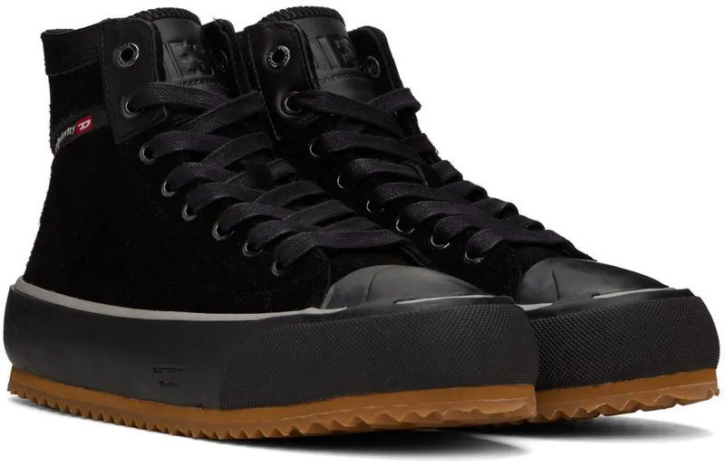 Diesel Black S-Principia Mid Sneakers (Y02966P4779)
