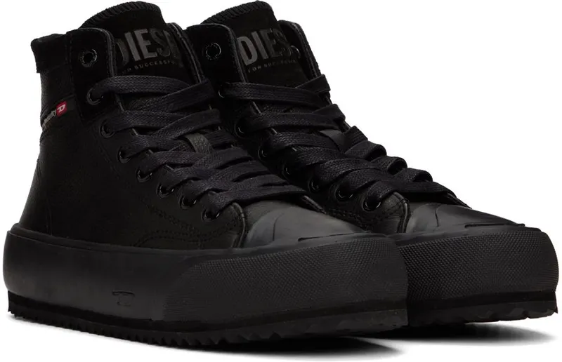 Diesel Black S-Principia Mid X Sneakers (Y02966PR013)