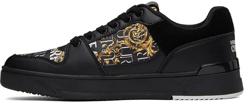 Versace Jeans Couture Black Starlight Sneakers (E73YA3SJ1EZP146)
