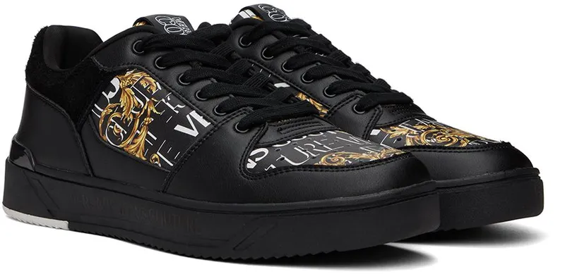 Versace Jeans Couture Black Starlight Sneakers (E73YA3SJ1EZP146)
