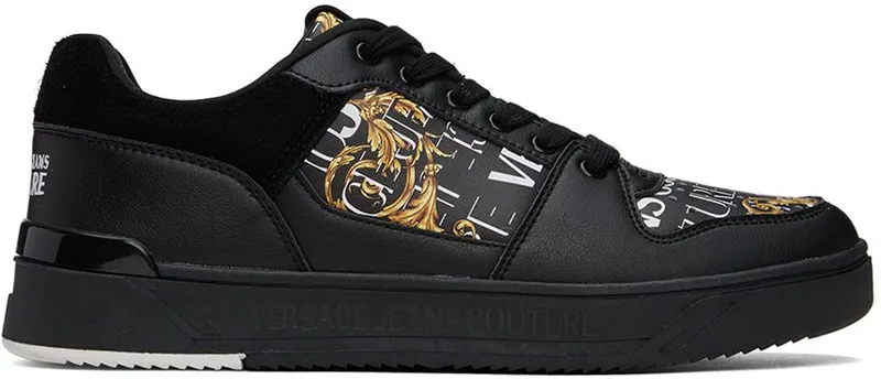 Versace Jeans Couture Black Starlight Sneakers (E73YA3SJ1EZP146)
